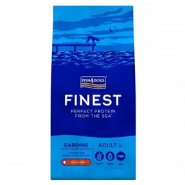 Fish4Dogs 沙甸魚無麩質低敏成犬配方(細粒) - 1.5kg